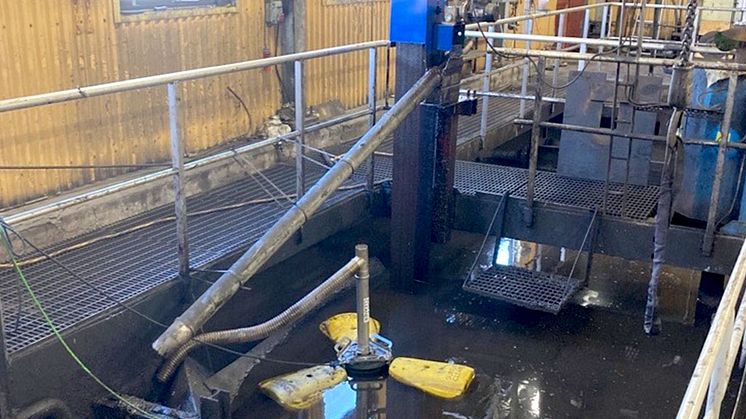 SurfCleaner SCO 1000 removes oil from wastewater in a Swedish steel mine