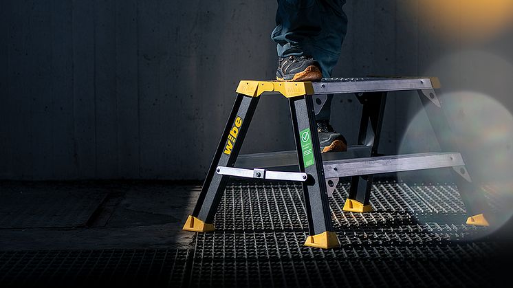 Wibe Ladders tar ytterligare ett steg i sitt miljöarbete och lanserar sin arbetsbock 5500+, som nu produceras av återvunnen aluminium.