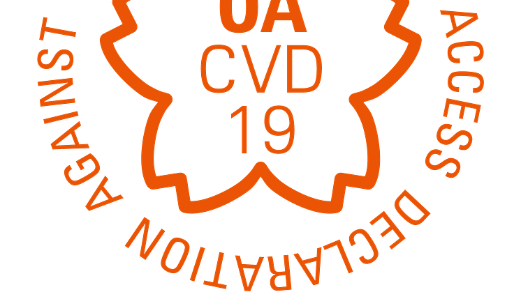 Logo: OA CVD 19 (IP Open Access Declaration Against COVID-19)