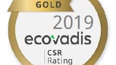 EcoVadis 2019 Gold Certificate