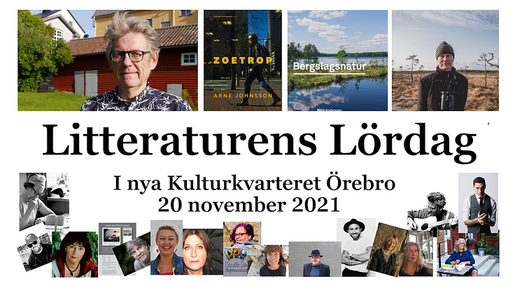 Dags igen för Litteraturens lördag - länets största bokevenemang
