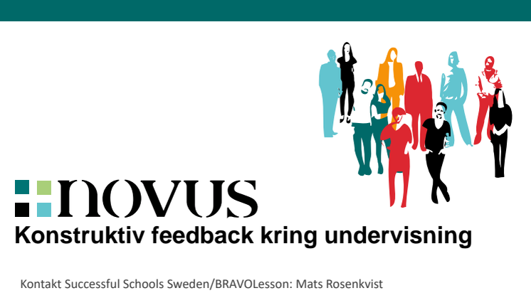 Konstruktiv feedback kring undervisning