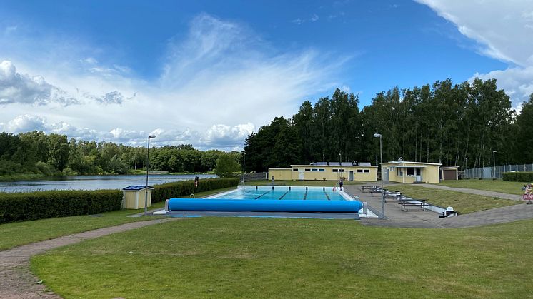 Friluftsbadet i Vinslöv, Hässleholms kommun.