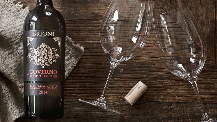 Nyhet – Brioni Governo – trendkänsligt toscanskt vin till bästa pris 