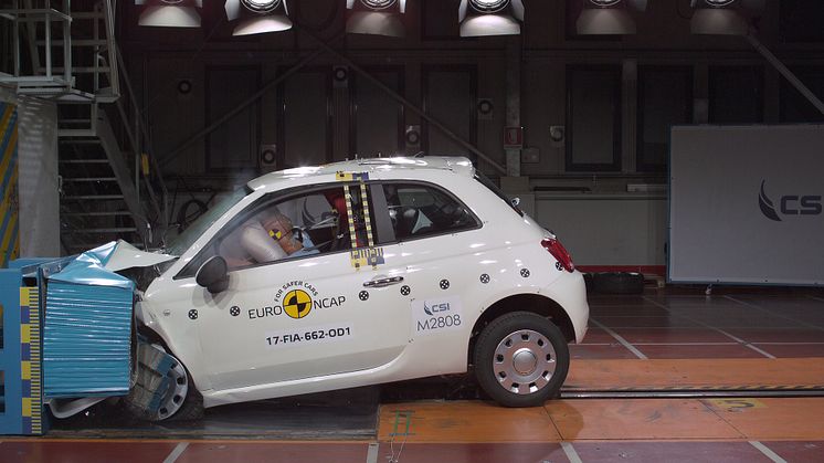The Fiat 500 underperforms in latest Euro NCAP tests