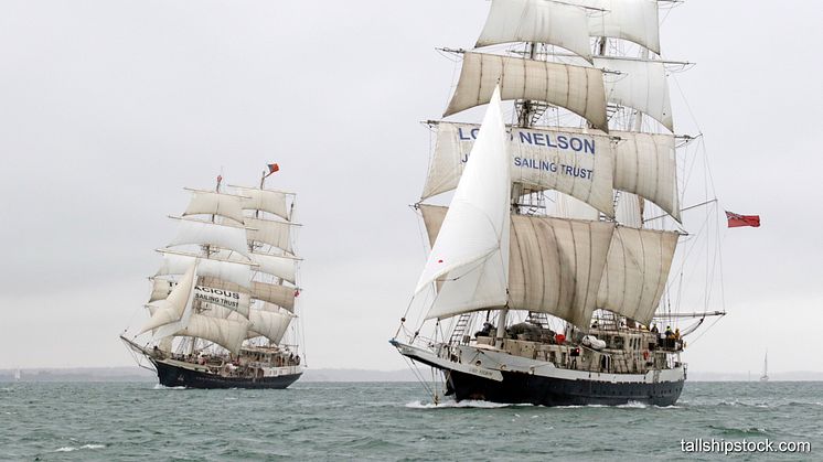 The charity’s vessels SV Tenacious and STS Lord Nelson will deploy the solution, as will the Trust’s Southampton-based UK office. Image credit: © Max@tallshipstock.com 