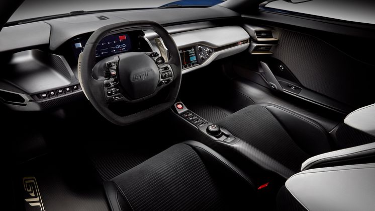 Nye Ford GT, interiørbilde