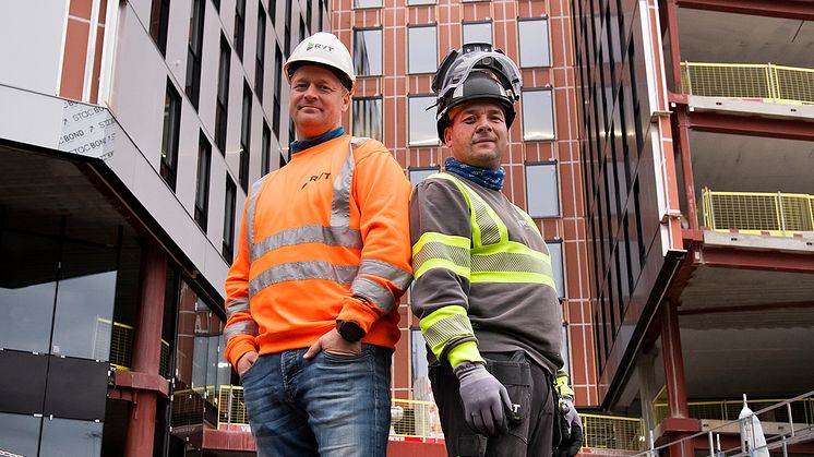 Oslos nye, smarte kontorbygning isoleres med blåseull med lav lambda