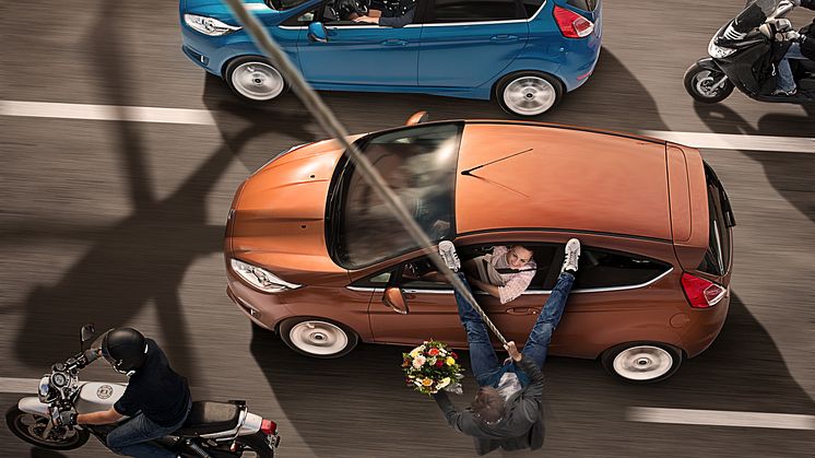 Nye Ford Fiesta nylig tildelt 5 stjerner fra Euro NCAP
