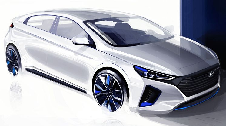 Hyundai viser mer av el-bilen IONIQ
