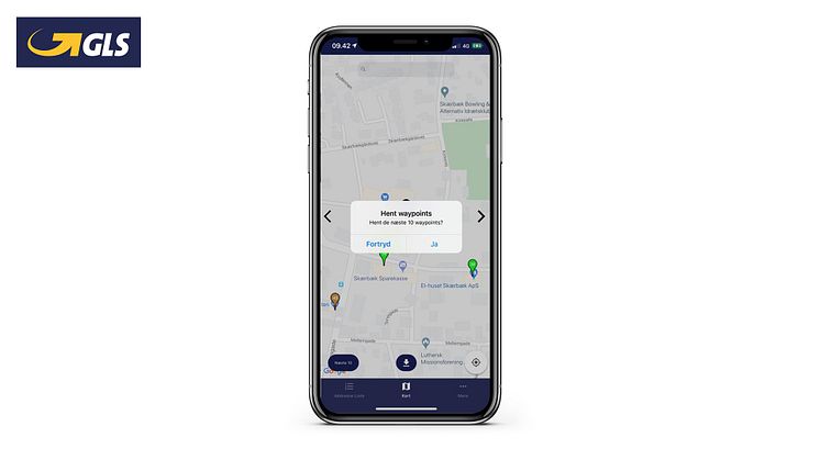 GLS gør pakkelevering nemmere med ny app til chauffører