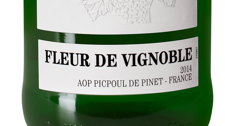Fleur de Vignoble från Picpoul de Pinet - välj vin från Picpoul de Pinet till sommarens fisk och skaldjur! 