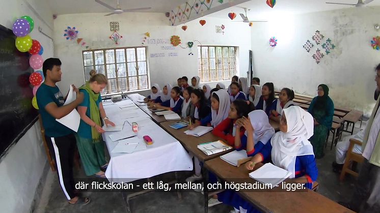 Thoren Business School Västerås gör skillnad för flickskola i Bangladesh 