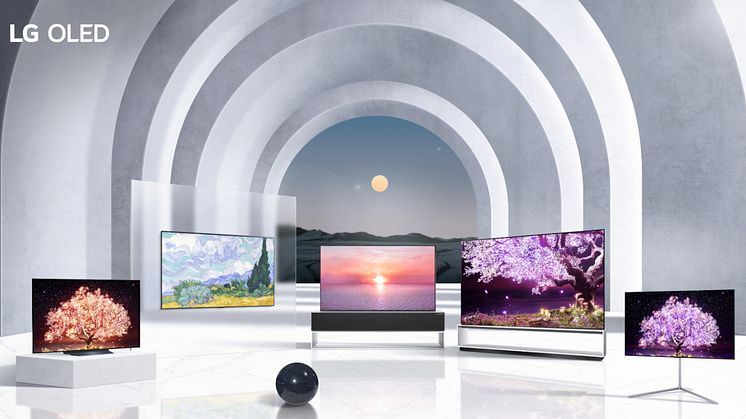 LG stärker sin branschledande position inom tv med ny teknik och ännu fler storlekar