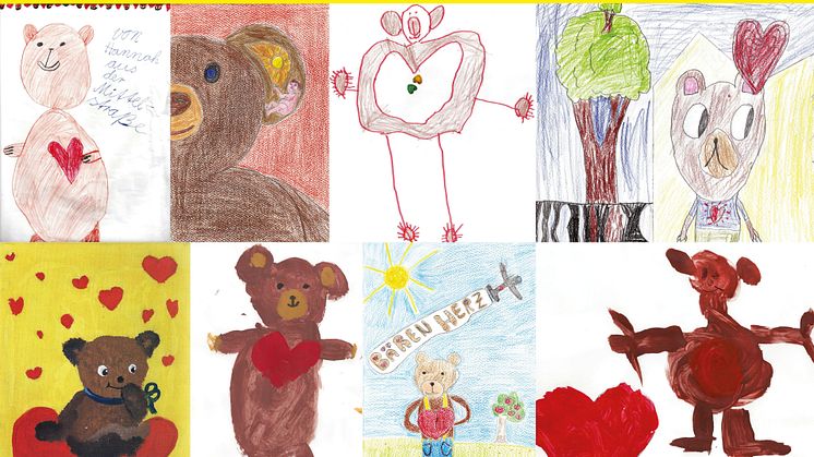 Malwettbewerb: Wir suchen den schönsten Bären mit Herz!