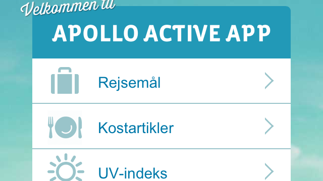 Apollo Rejser lancerer Active app