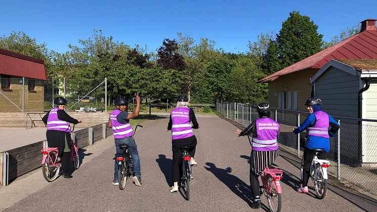 Cykelskola på Rosengård
