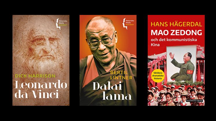 Från da Vinci till Mao – en trio historiska män i januari månads serietitlar