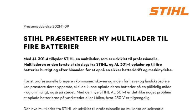 STIHL PRÆSENTERER NY MULTILADER TIL FIRE BATTERIER.pdf