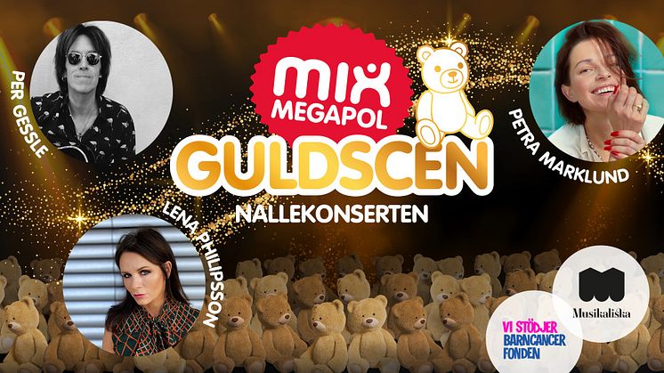 Mix Megapol arrangerar nallekonsert till förmån för barn med cancer