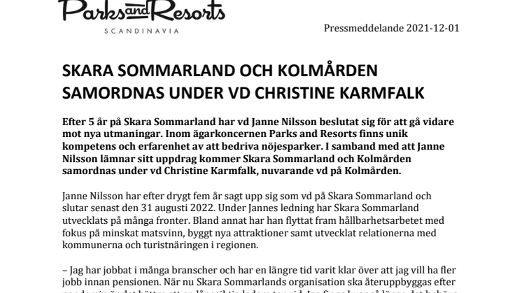 Skara Sommarland och Kolmården samordnas under vd Christine Karmfalk.pdf