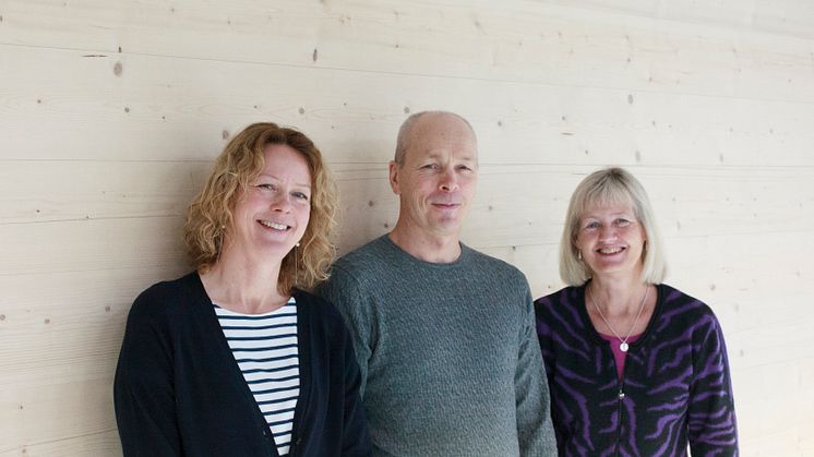 Pristagare SPPS 2019 från Umeå universitet och SLU i Umeå: professorerna Åsa Strand, Torgny Näsholm och Karin Ljung