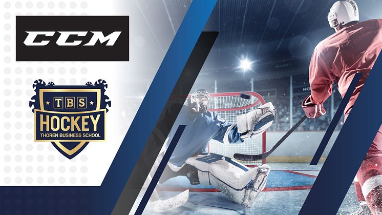 Thoren Business School har ishockeygymnasium i Karlstad, Sundsvall och Umeå. Nu inleder TBS ett samarbete och har skrivit ett treårsavtal med en av hockeyvärldens giganter, CCM Hockey.