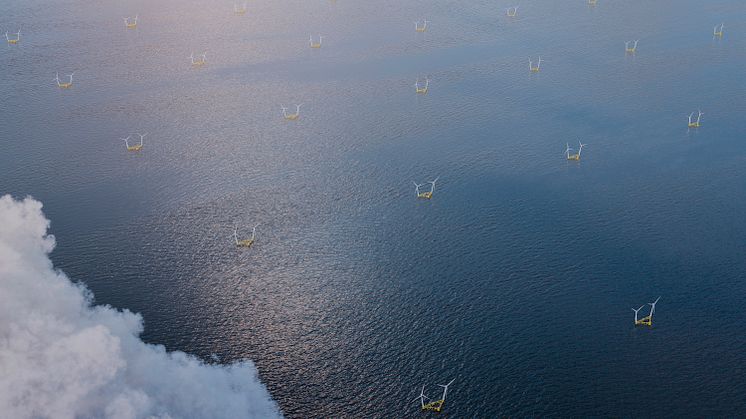 Hexicon ökar ägarandelen i en av världens största flytande vindkraftsparker