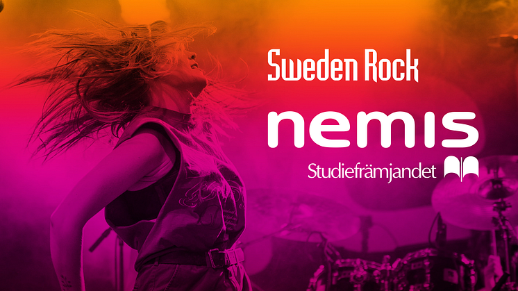 Detta blir 16:e året som Studiefrämjandet och Sweden Rock samarbetar med scenen Nemis.