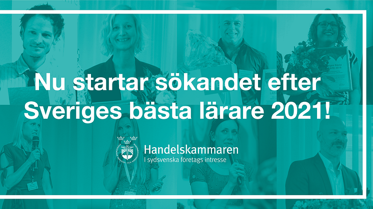 Nu startar sökandet efter Sveriges Bästa Lärare 2021!