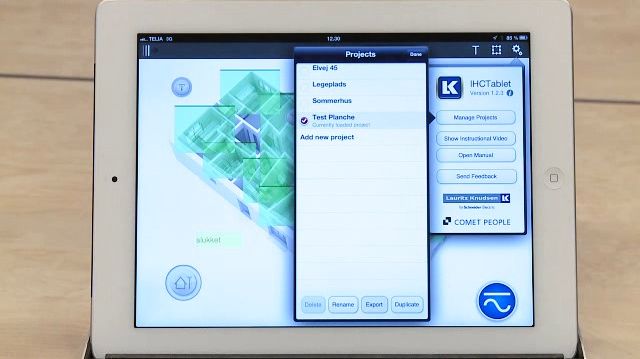 Produktvideo: IHCTablet - styr el-installationen via iPad