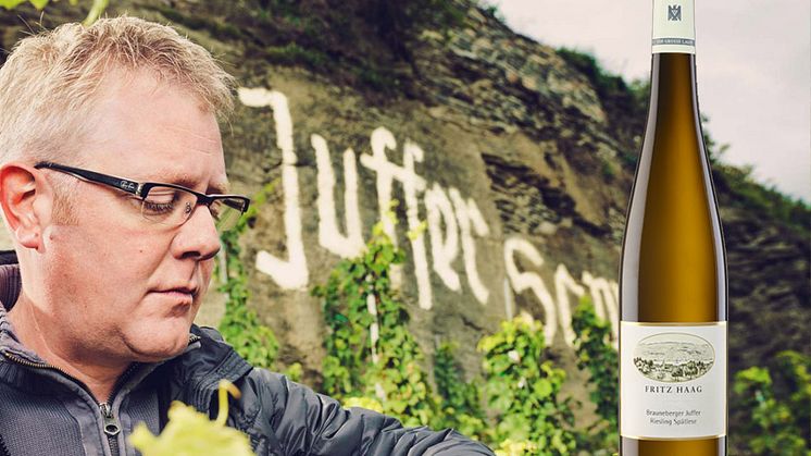 Oliver Haag är sedan 2005 ansvarig vinmakare på Fritz Haag