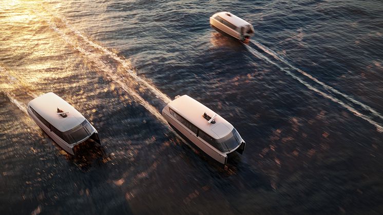 Candela P-12 Shuttle is the first foiling electric ferry. With higher speed, longer range and lower operational costs, it unlocks the potential of our waterways for fast, sustainable mass transport.