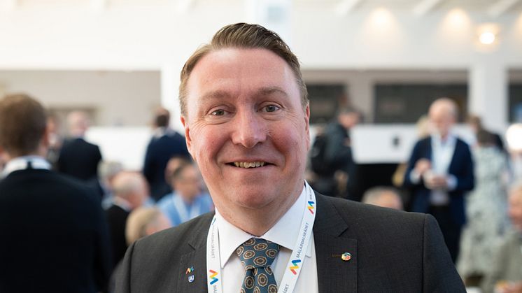 Jens Sjöström (S), investeringsregionråd Stockholm och ny ordförande för Mälardalsrådet. Foto: Aksel Örn Ekblom/Mälardalsrådet