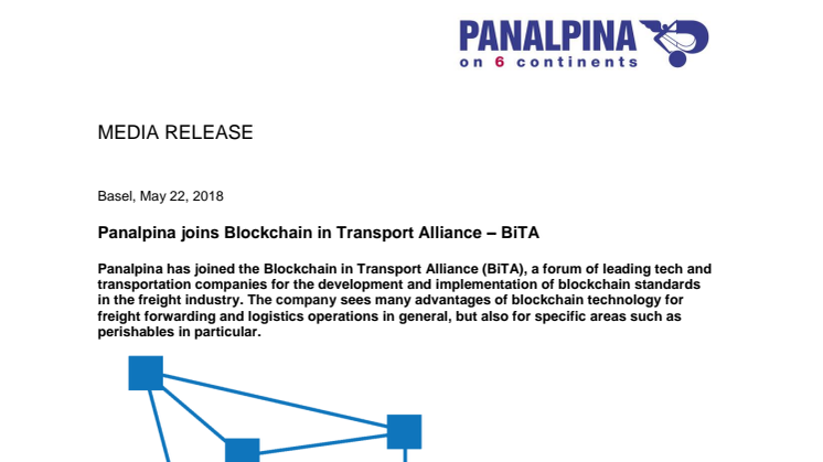 Panalpina joins Blockchain in Transport Alliance – BiTA