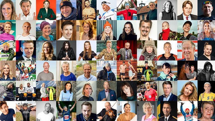 66 inspiratörer bidrar med varsin rörelse under Vasaloppets Vasastreak! 2022 fyller Vasaloppet 100 år – det ska vi fira genom att sätta hela Sverige i rörelse.
