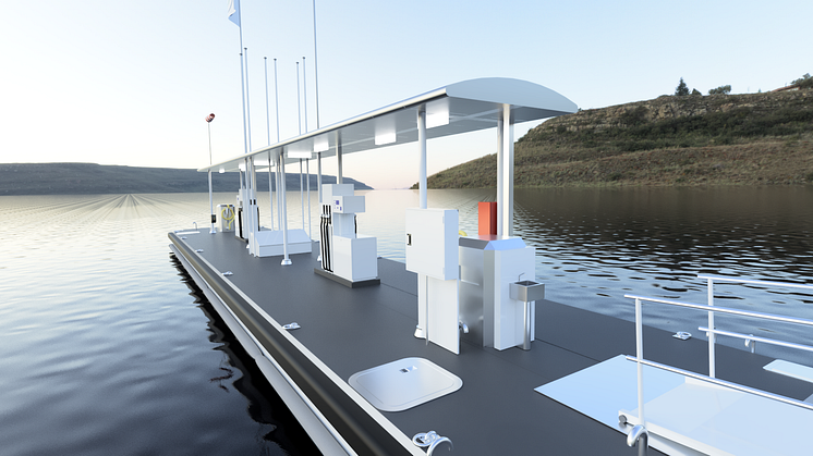 A world's first unmanned, marine fuel station for sustainable fuels, by Fossil Free Marine