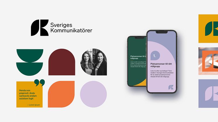 Sveriges Kommunikatörer byter grafisk profil – utveckling i rörelse