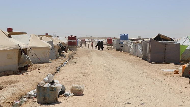 Lägret Al Hol i nordöstra Syrien