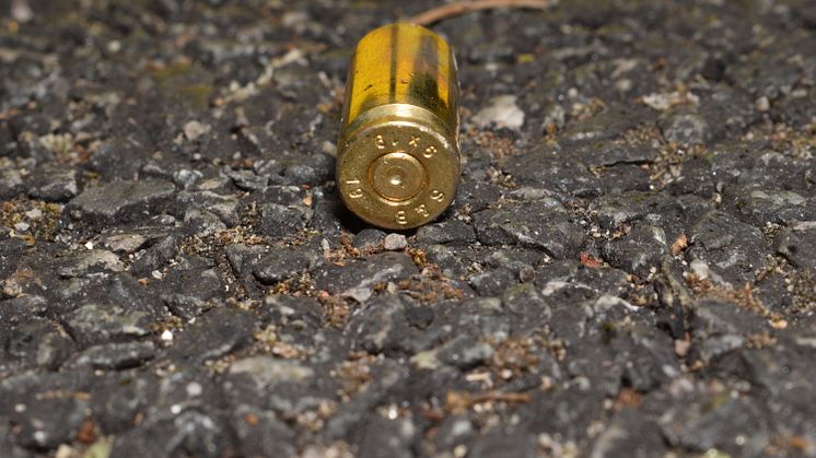 Bullet casings at scene