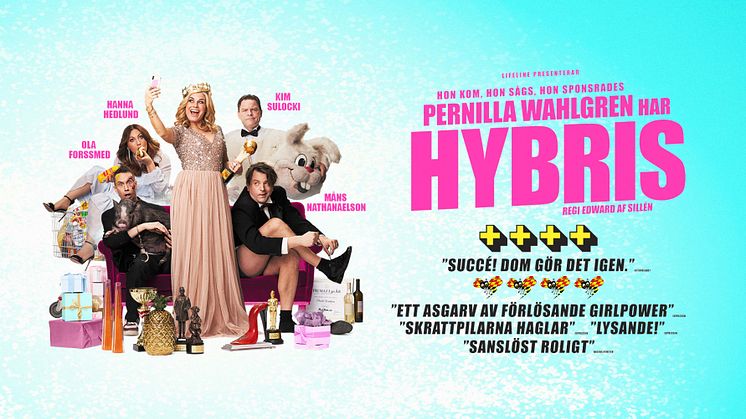 Fler än 100 000 sålda biljetter & Extra föreställningar för Pernilla Wahlgren Har Hybris
