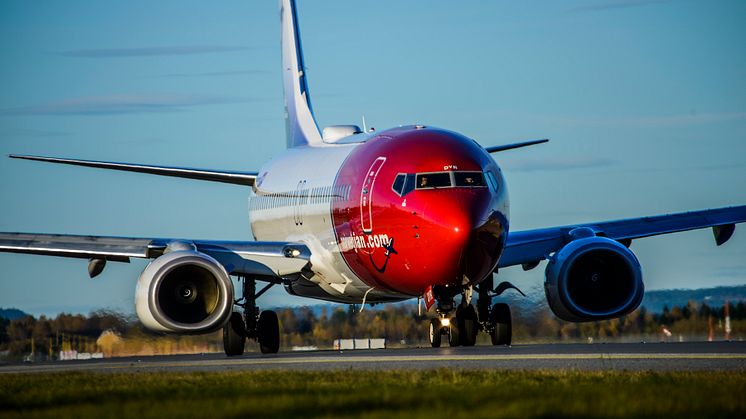 Uvanlig sterk passasjervekst for Norwegian i april 