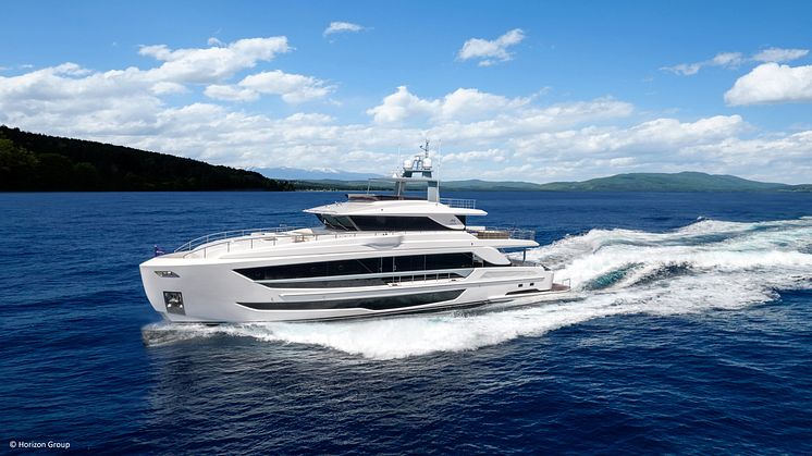 Caption: Horizon Yachts uses Propspeed as standard on all new models 