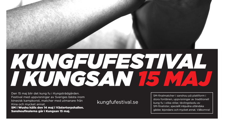 Flyer Stockholm Kung Fu Festival