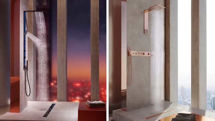 Designet av verdenskjente Philippe Starck lanserer AXOR med ShowerComposition et nytt, moderne og tidløst formspråk for dusjområdet. Den imponerer med flate, elegante overflater og ultraslanke profiler i en arkitektonisk komposisjon.