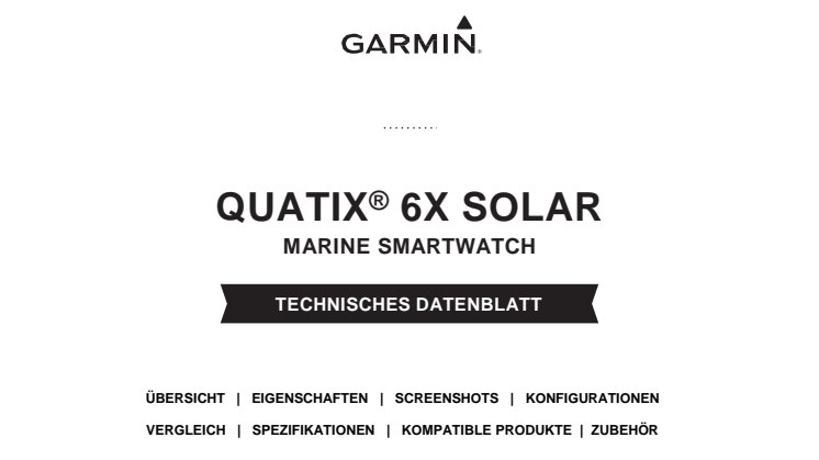 Datenblatt quatix 6X Solar