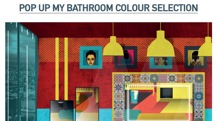 Trendbuch Pop up my Bathroom Colour Selection