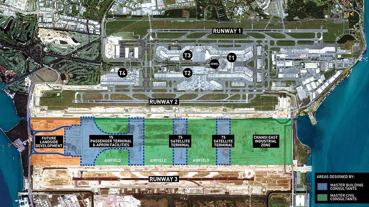 Appointment of Master Building and Civil Consultants for  Changi Airport Terminal 5