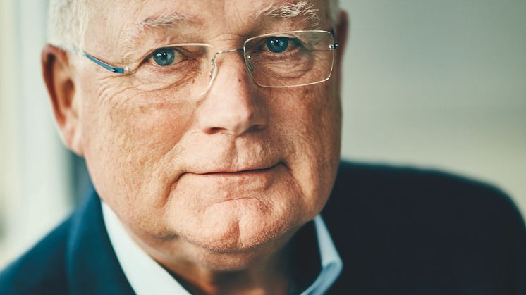 Hans Fog - administrerende direktør i Danmarks største, familieejede rengøringsvirksomhed Forenede Service fylder 70 år den 1. maj 2019. Foto: Martin Stampe. 