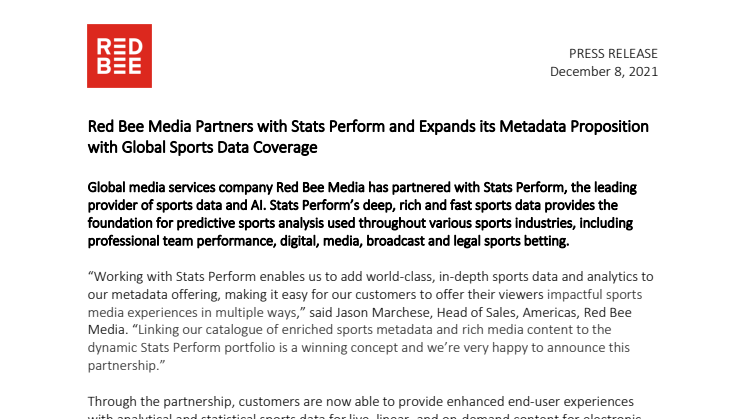 Red Bee Media Press Release - Stats Perform Partnership - 2021-12-08.pdf